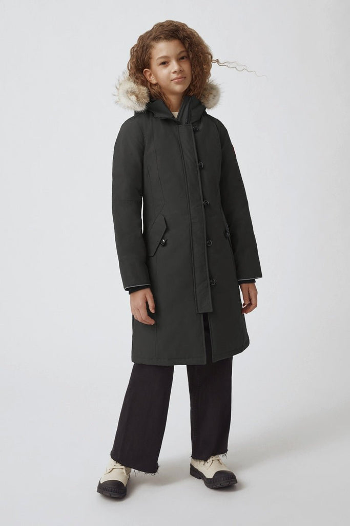 Canada Goose Youth Brittania Parka - Graphite - Princess and the Pea