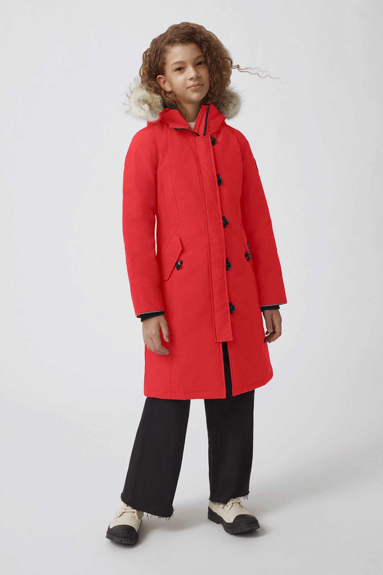 Canada Goose Youth Brittania Parka - Red - Princess and the Pea