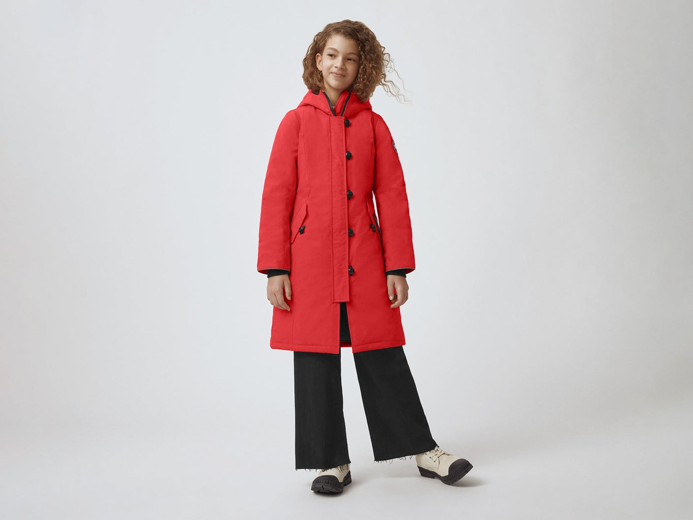 Canada Goose Youth Brittania Parka - Red - Princess and the Pea