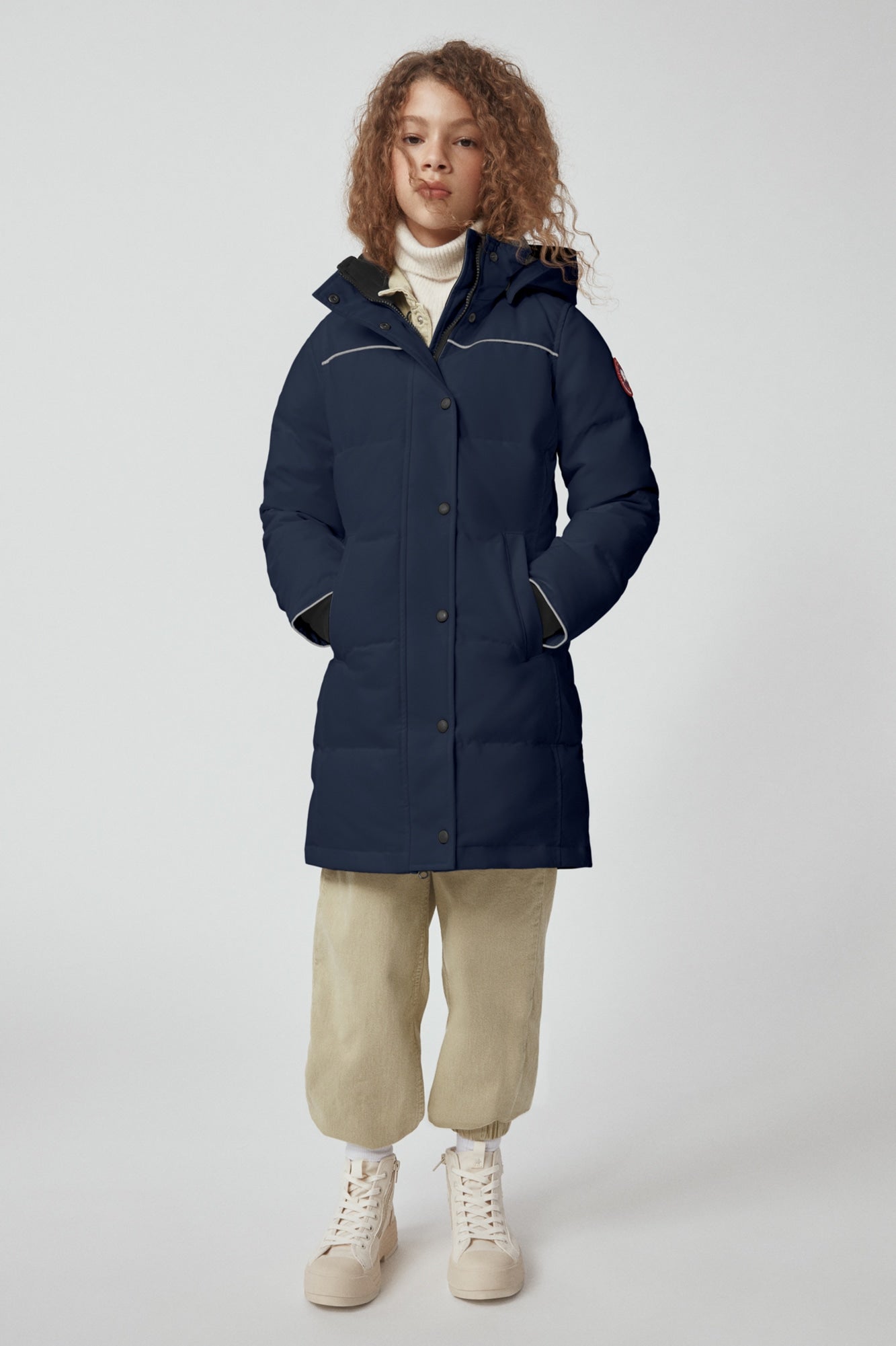 Navy canada goose clearance jacket