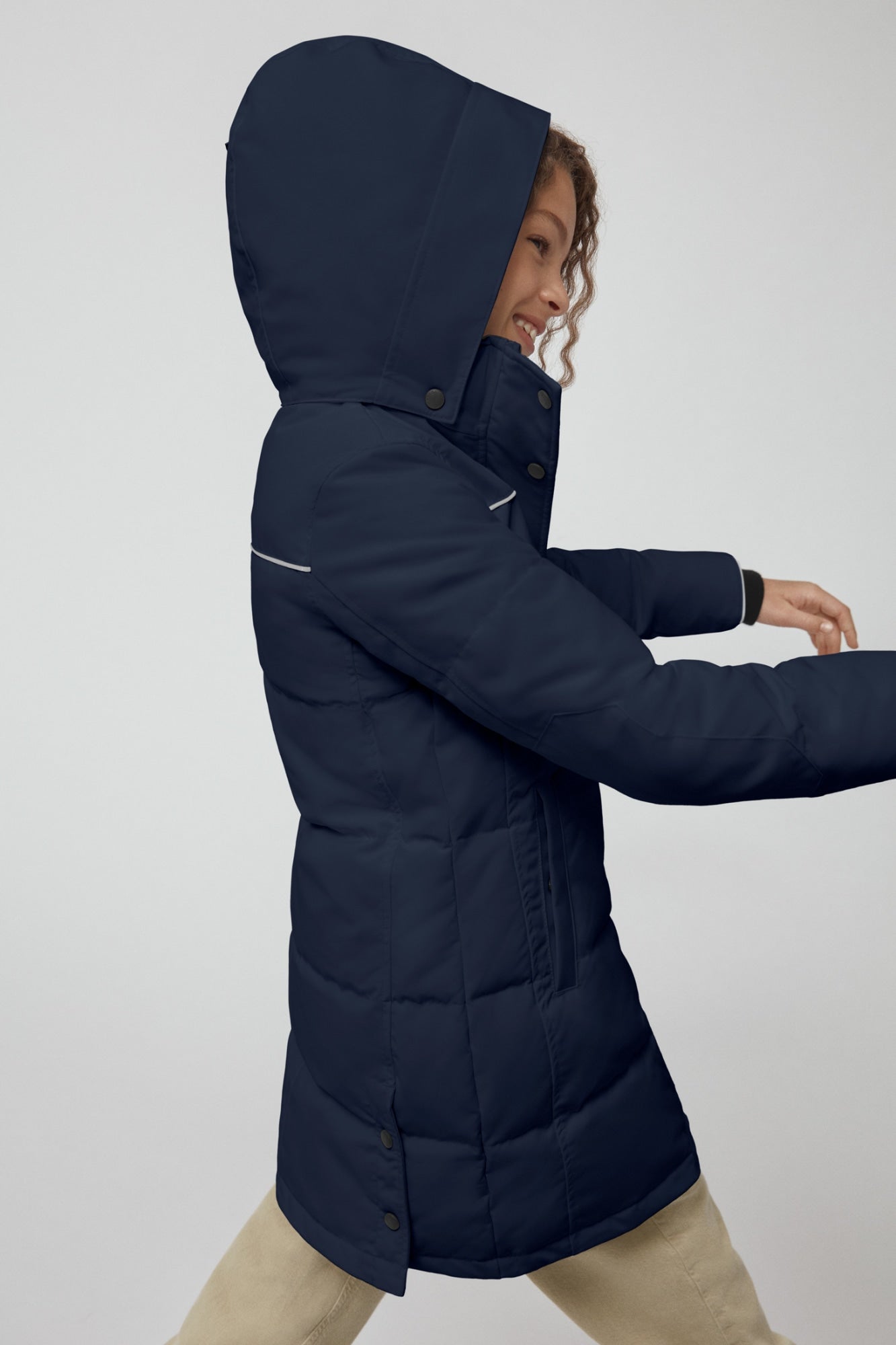 Canada Goose Youth Juniper Parka - Atlantic Navy - Princess and the Pea