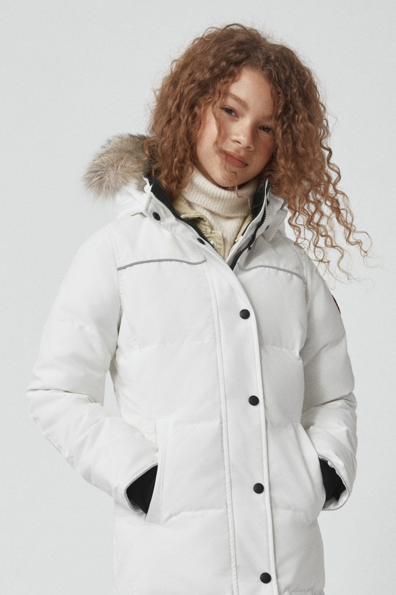 Canada Goose Youth Juniper Parka - North Star White