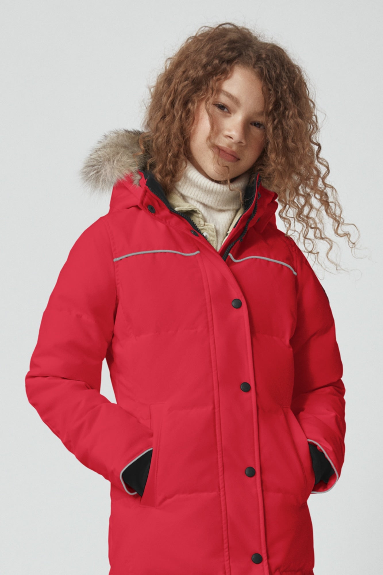 Canada Goose Youth Juniper Parka - Red - Princess and the Pea