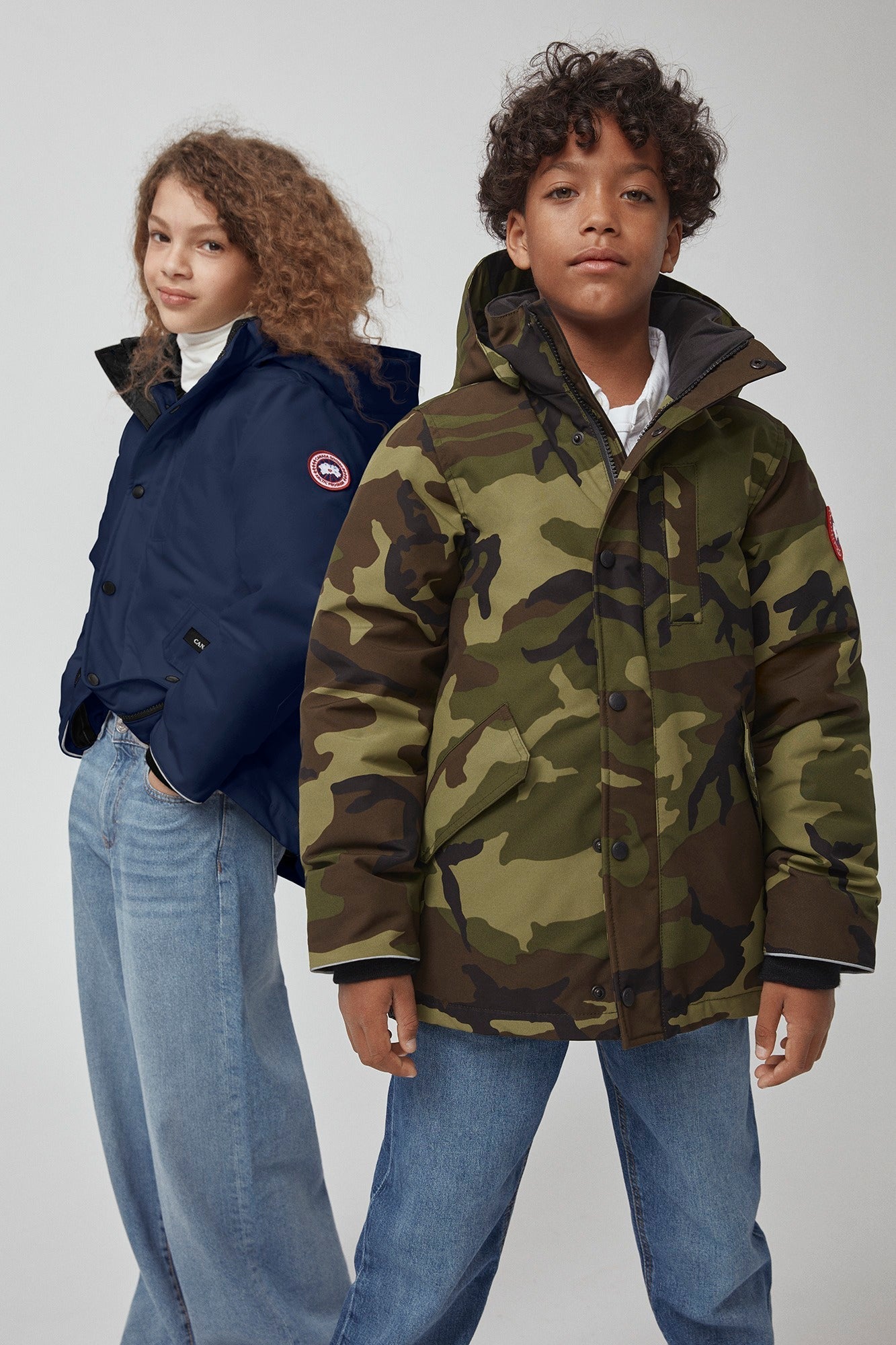 Canada Goose Youth Logan Parka - Atlantic Navy - Princess and the Pea