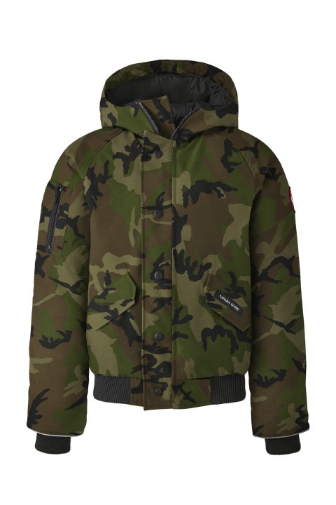 Canada Goose Youth Rundle Bomber Non Fur - Classic Camo - Princess and the Pea