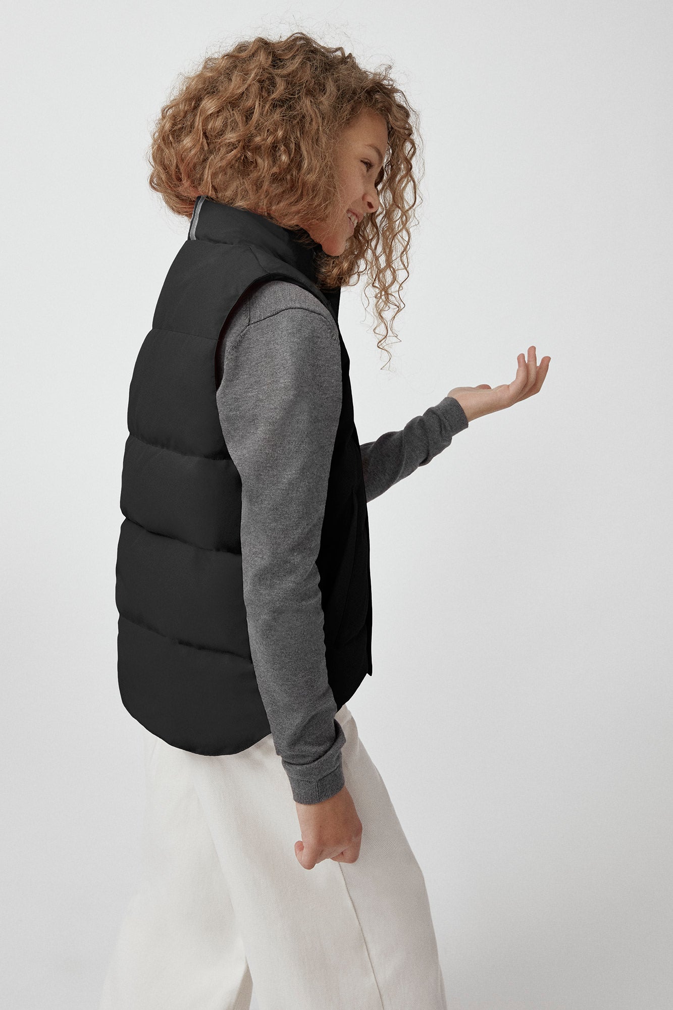 Canada Goose Youth Vanier Down Vest - Black - Princess and the Pea