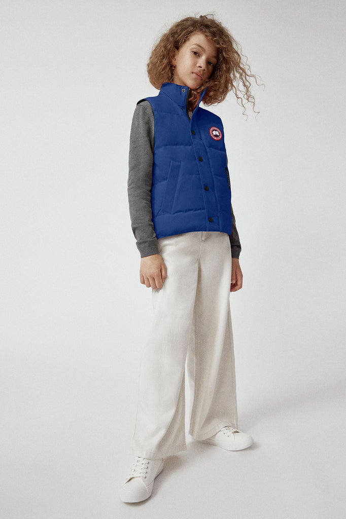 Canada Goose Youth Vanier Down Vest - Pacific Blue - Princess and the Pea