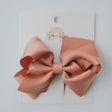 Classic Ribbon Bow - Extra Large (4X3.5 Inches) - Dusty Pink - Princess and the Pea