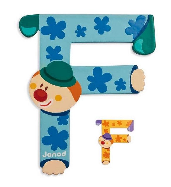 Clown Letters F - Princess and the Pea