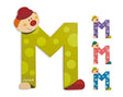 Clown Letters M - Princess and the Pea