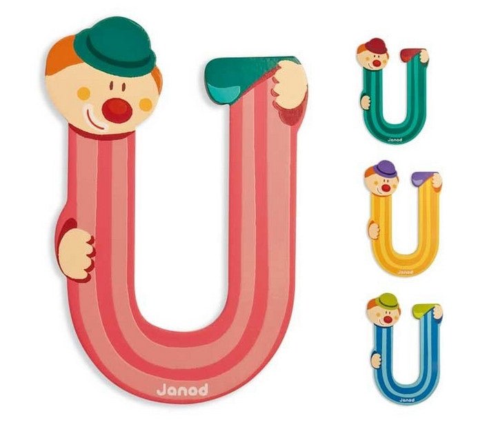 Clown Letters U - Princess and the Pea