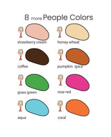 Crayon Rocks - 32 Colors - Princess and the Pea