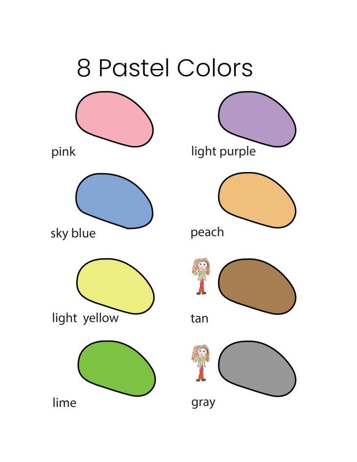 Crayon Rocks - 32 Colors - Princess and the Pea