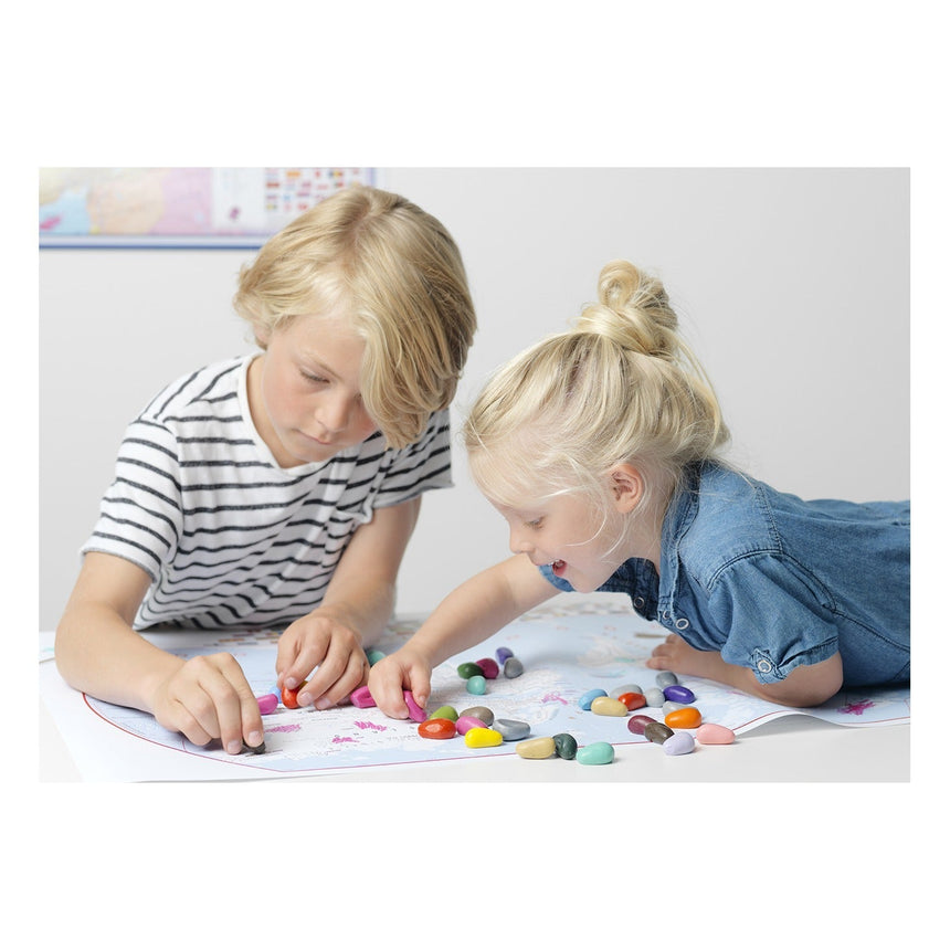 Crayon Rocks -8 Colors - Princess and the Pea