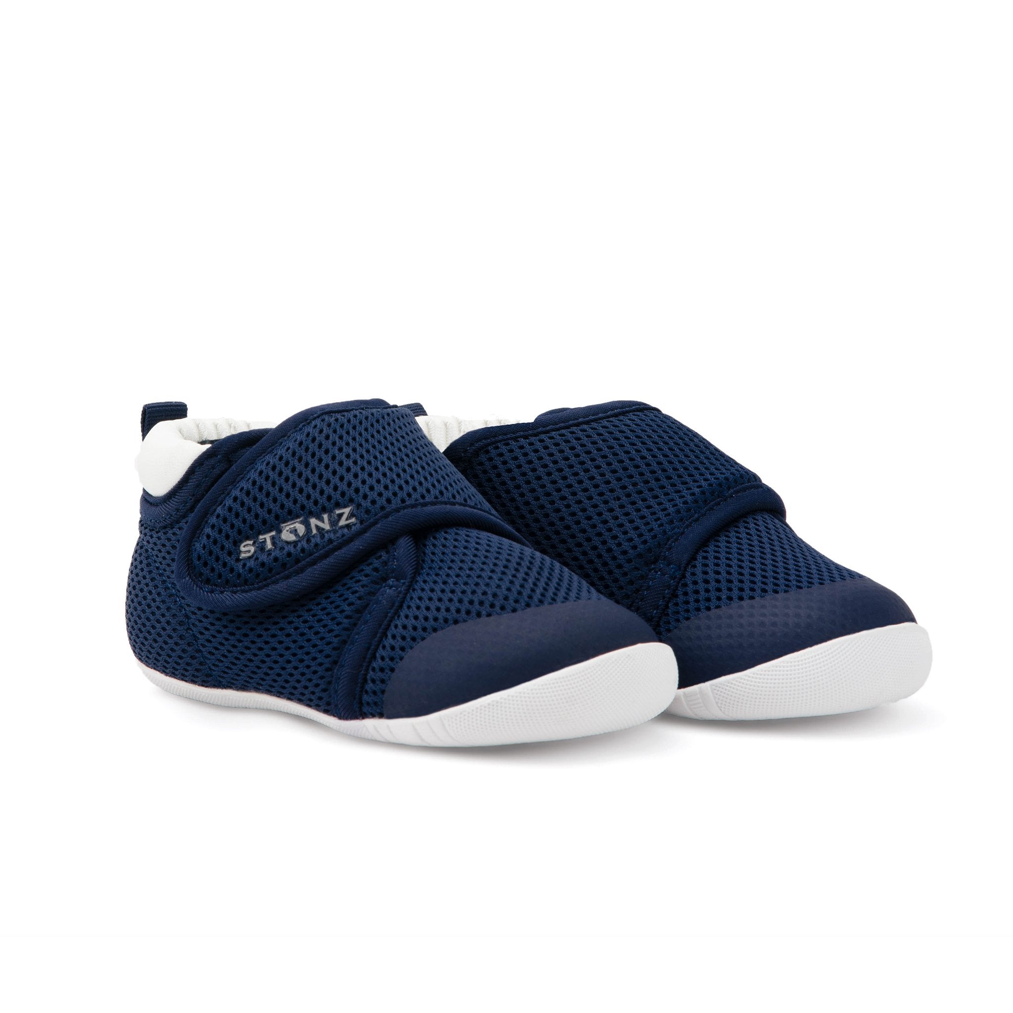 Stonz Cruiser Breathable (Early Walking) Shoes - Navy – and the Pea