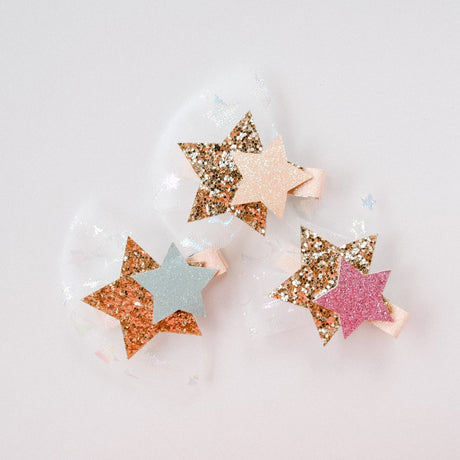 Daisy Twinkle Stars Tulle Hair Clip - Princess and the Pea