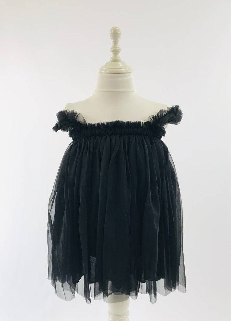DOLLY by Le Petit Tom ® 2 WAY TUTU DRESS BEACH COVER UP Black - Princess and the Pea