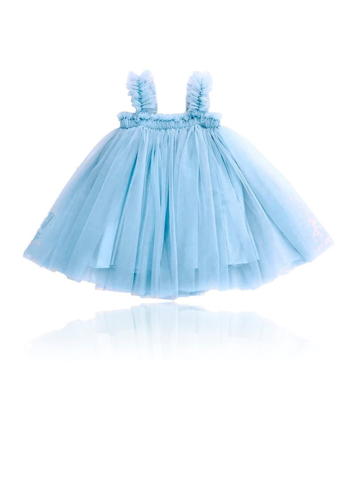 DOLLY by Le Petit Tom ® 2 WAY TUTU DRESS BEACH COVER UP Light blue - Princess and the Pea