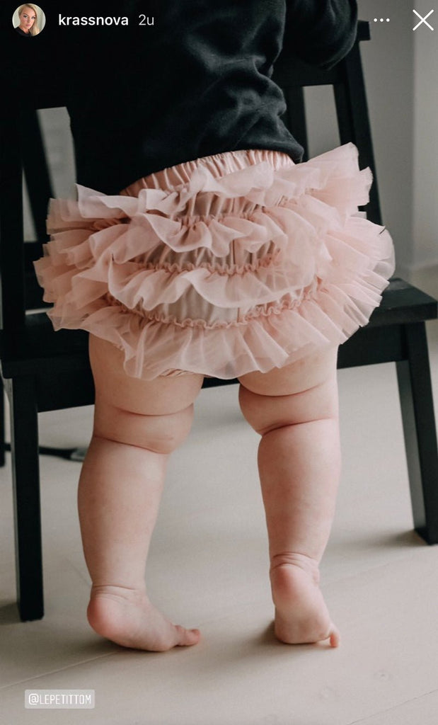 DOLLY by Le Petit Tom ® FRILLY PANTS Tutu Bloomer Ballet Pink - Princess and the Pea
