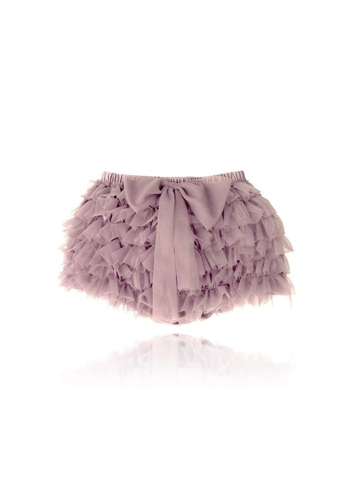 DOLLY by Le Petit Tom ® FRILLY PANTS Tutu Bloomer mauve - Princess and the Pea