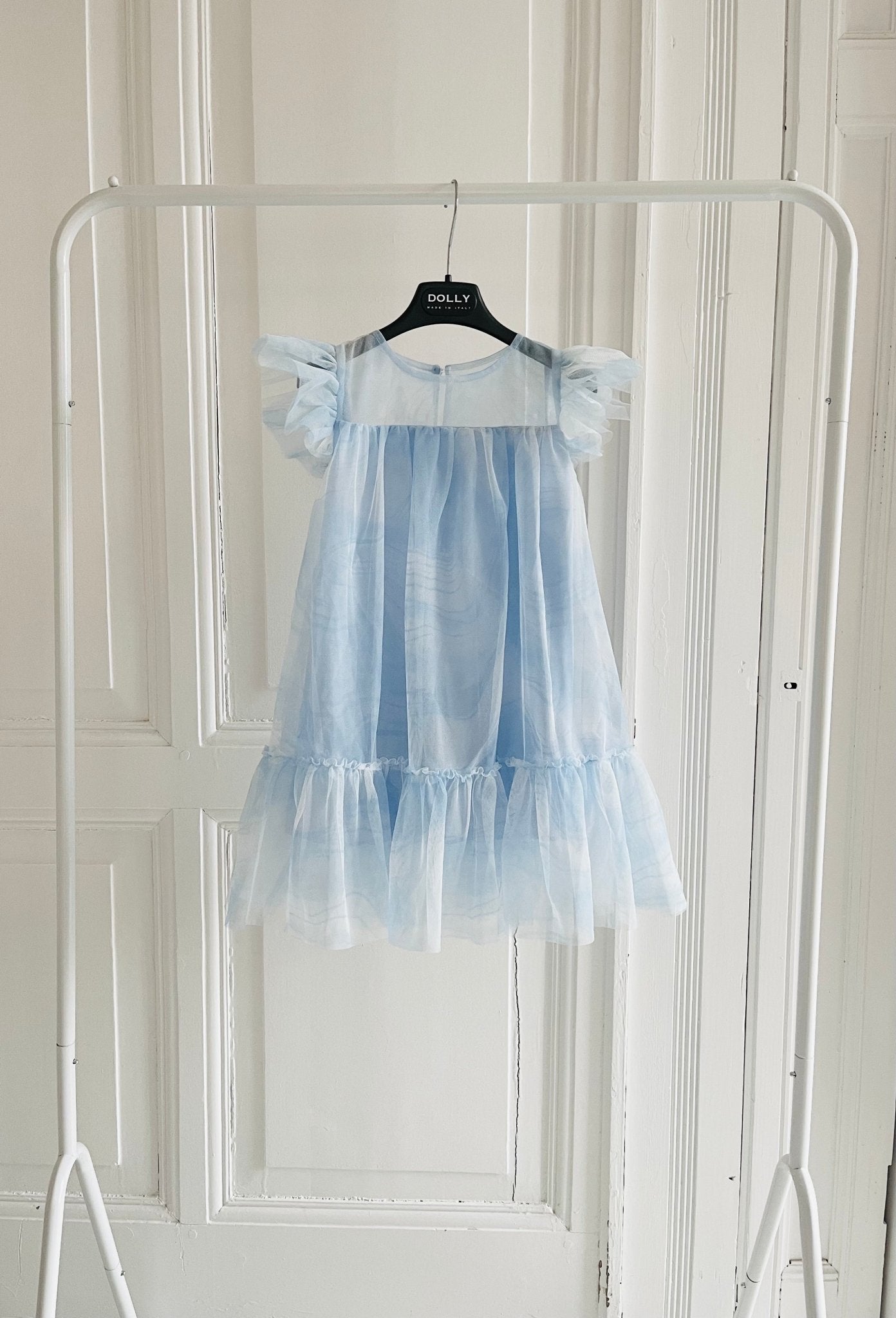 DOLLY® DREAMY HEAD IN THE CLOUDS DRESS blue clouds - Princess and the Pea