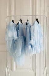 DOLLY® DREAMY HEAD IN THE CLOUDS DRESS blue clouds - Princess and the Pea