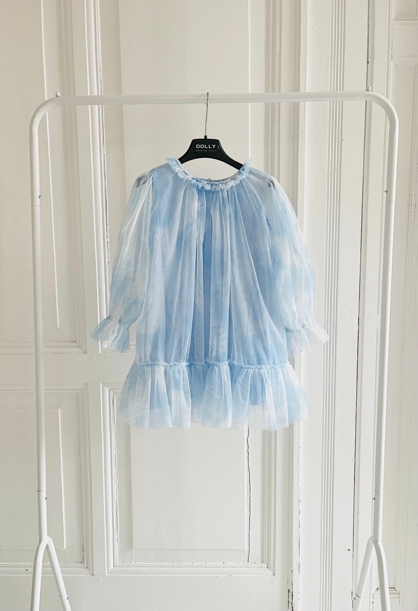 DOLLY® DREAMY SLEEPY TUTU DRESS blue clouds - Princess and the Pea