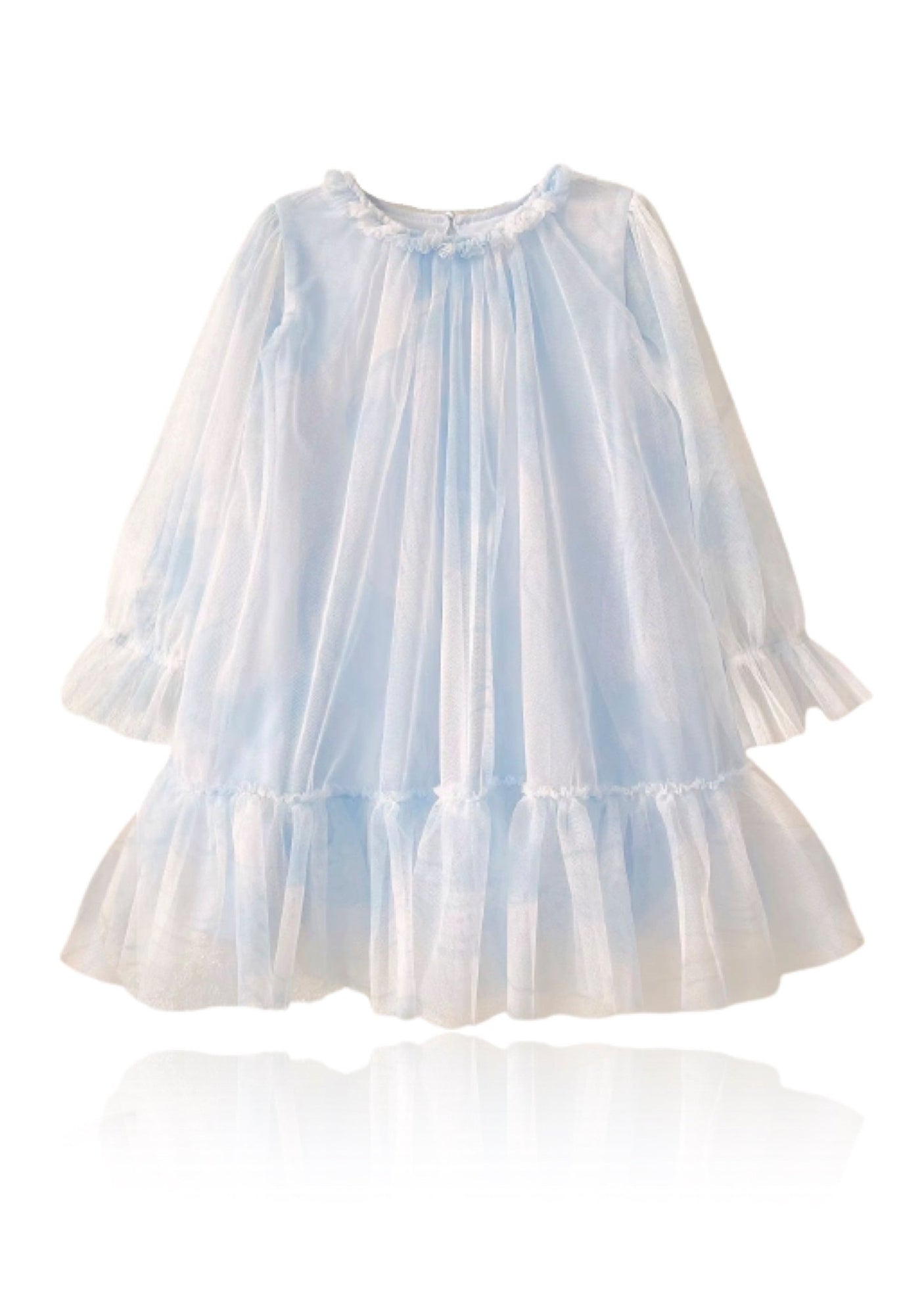 DOLLY® DREAMY SLEEPY TUTU DRESS blue clouds - Princess and the Pea