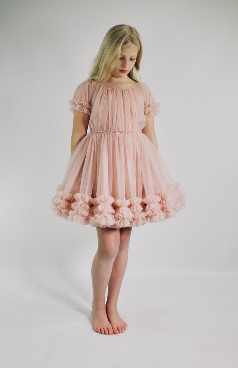 Pink Robe Frilly DOLLY Frilly Dress - Ballet Pink β Princess and the Pea Boutique