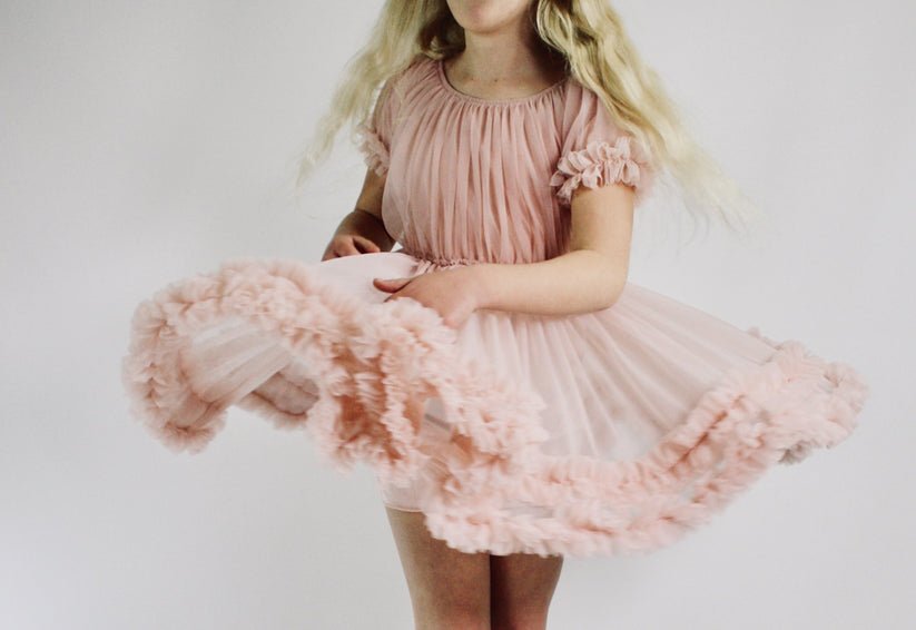DOLLY Frilly Dress - Ballet Pink - Princess and the Pea