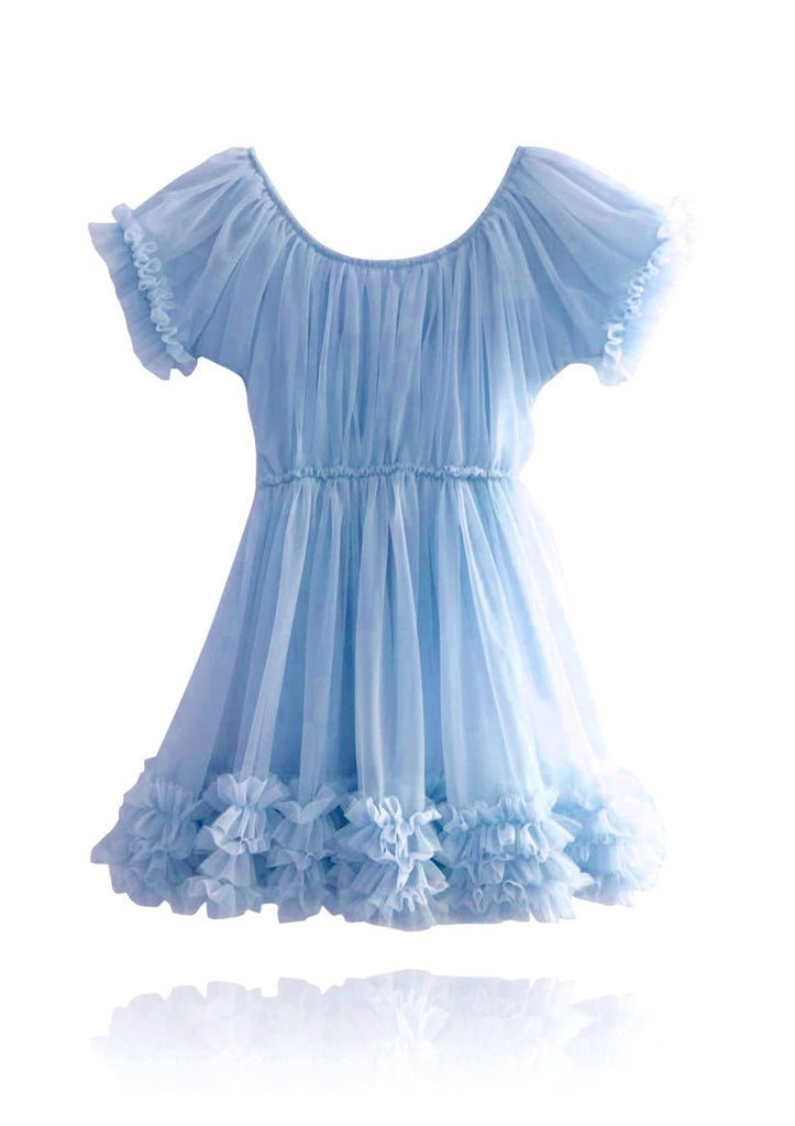 DOLLY Frilly Dress - Light Blue - Princess and the Pea