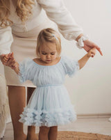 DOLLY Frilly Dress - Light Blue - Princess and the Pea