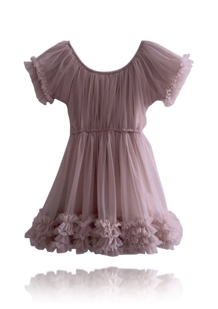 DOLLY Frilly Dress - Mauve - Princess and the Pea
