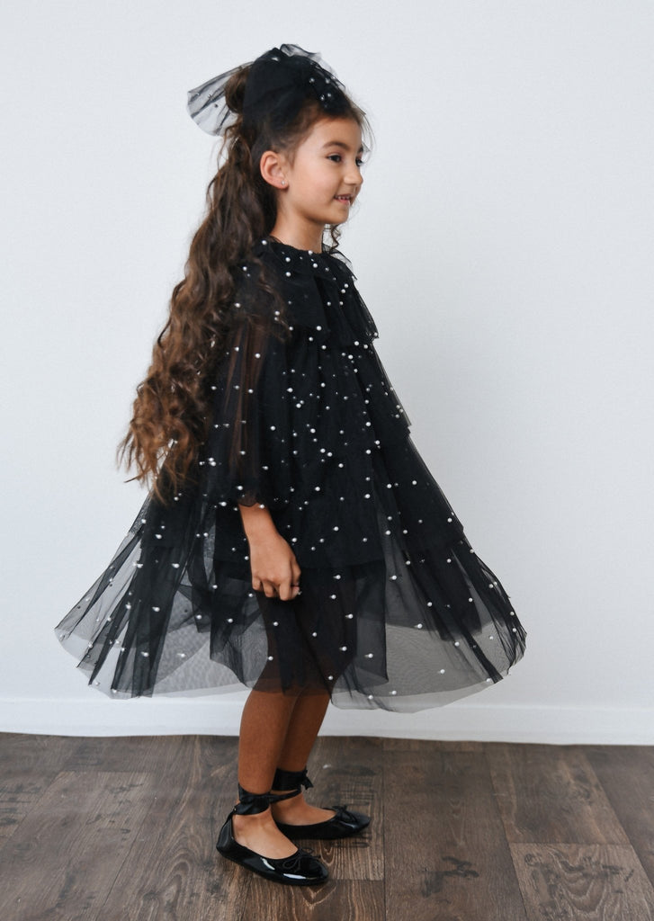 DOLLY Pearl Pierrot Tulle dress - Black - Princess and the Pea