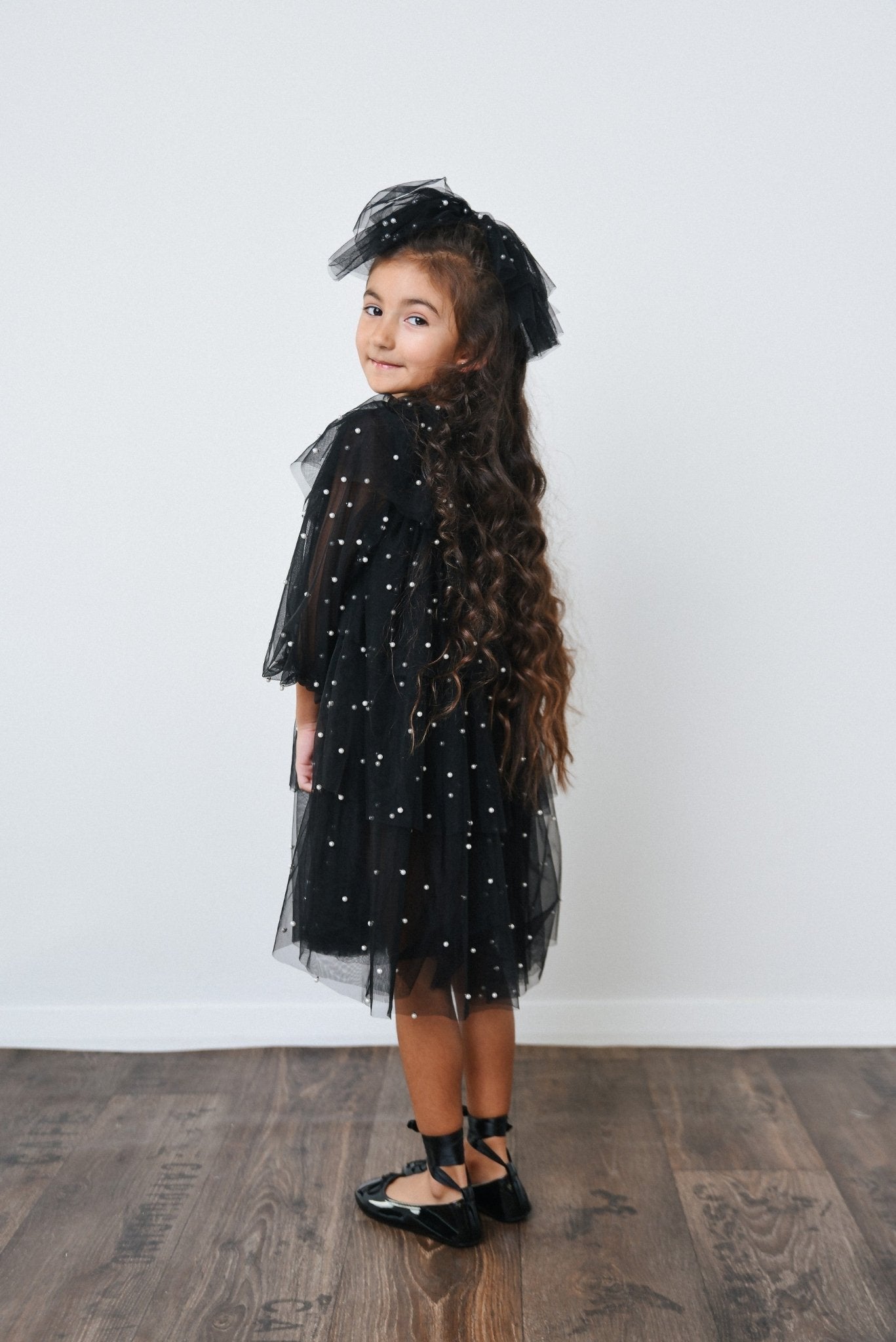 DOLLY Pearl Pierrot Tulle dress - Black - Princess and the Pea