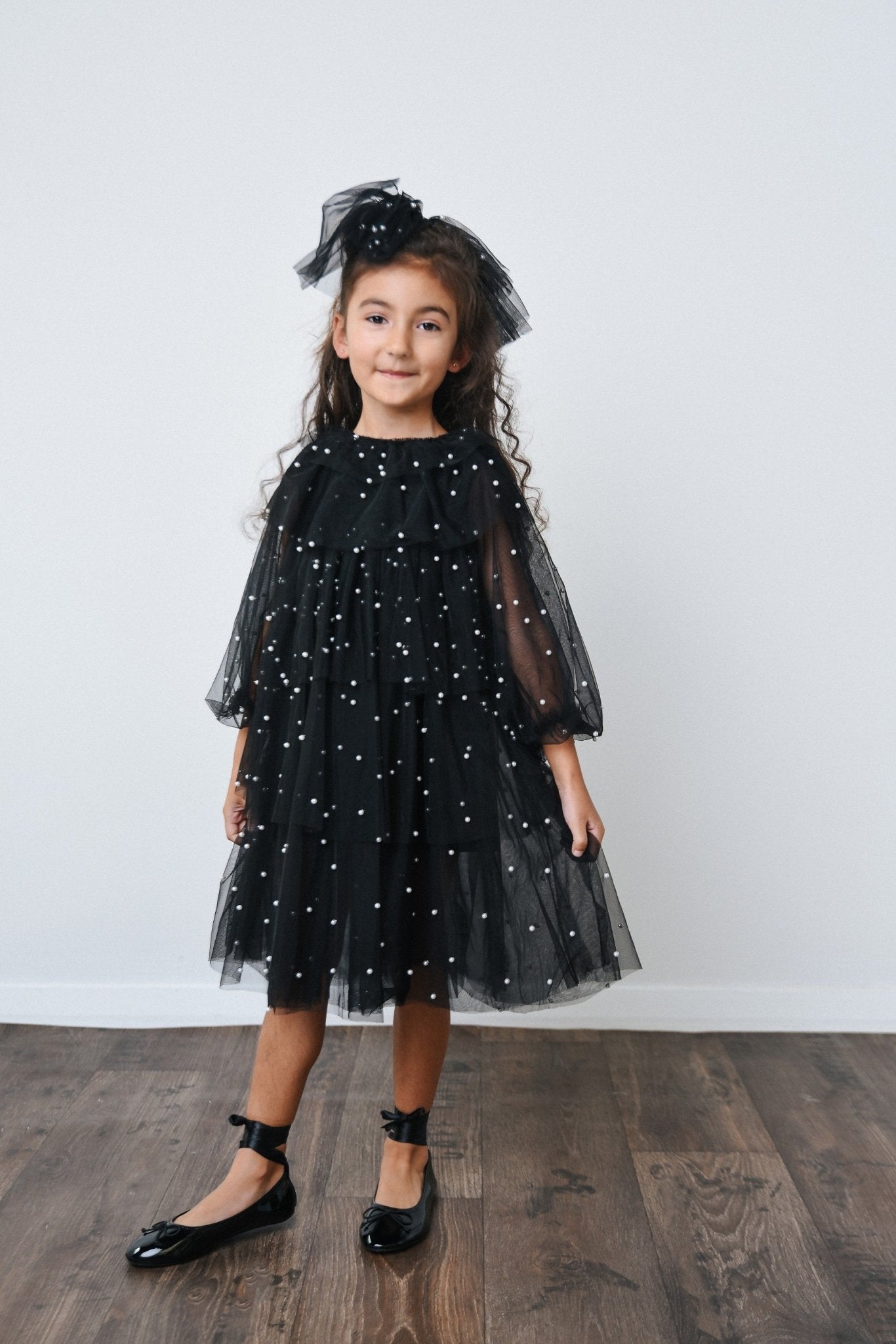 DOLLY Pearl Pierrot Tulle dress - Black - Princess and the Pea