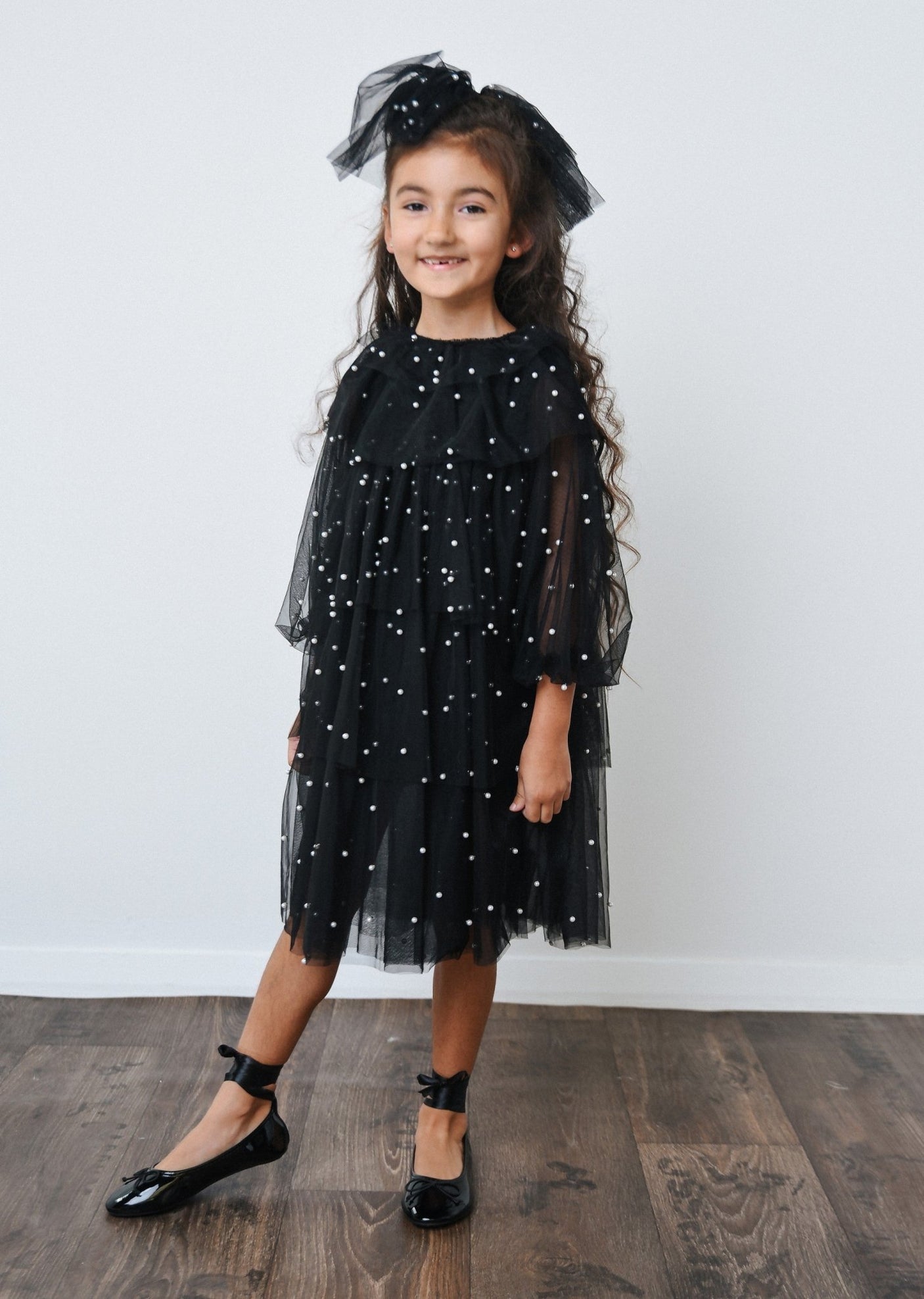 DOLLY Pearl Pierrot Tulle dress - Black - Princess and the Pea