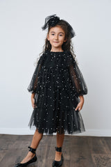 DOLLY Pearl Pierrot Tulle dress - Black - Princess and the Pea