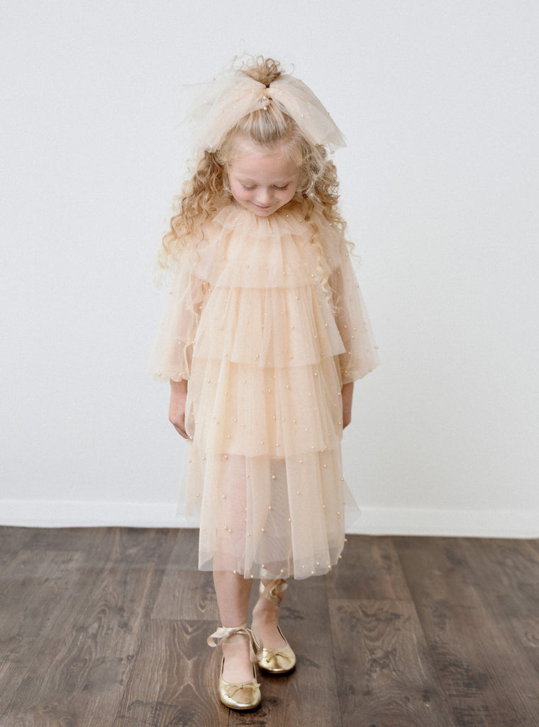 DOLLY Pearl Pierrot Tulle dress - Cream - Princess and the Pea
