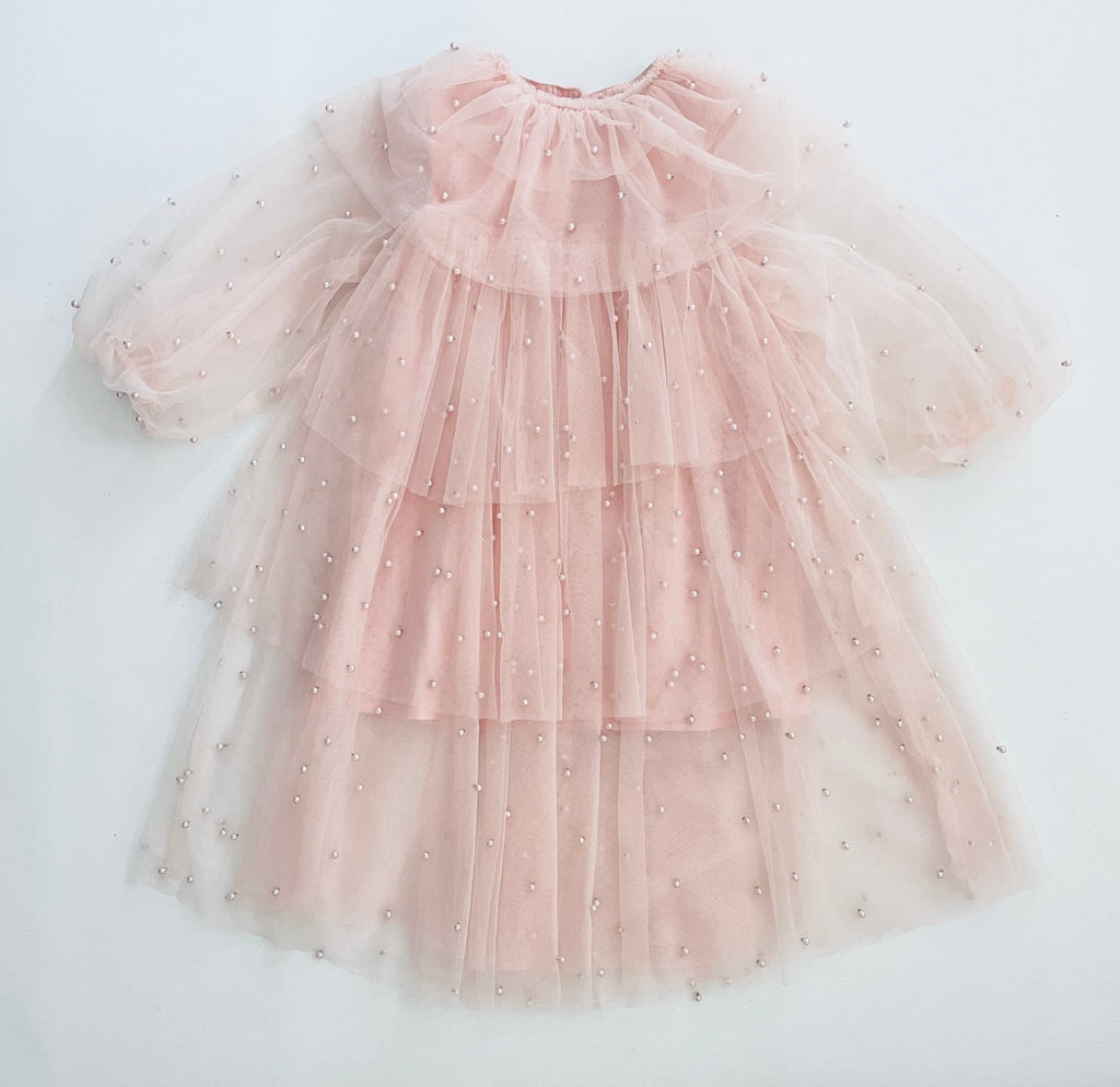 DOLLY Pearl Pierrot Tulle dress - dollypink - Princess and the Pea