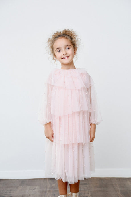 DOLLY Pearl Pierrot Tulle dress - dollypink - Princess and the Pea