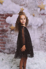 DOLLY® STARS & MOON ⭐️ 🌙 TULLE EMPRESS DRESS Black - Princess and the Pea