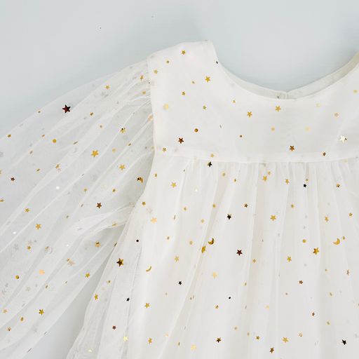 DOLLY® STARS & MOON ⭐️ 🌙 TULLE EMPRESS DRESS White - Princess and the Pea