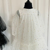 DOLLY® STARS & MOON ⭐️ 🌙 TULLE EMPRESS DRESS White - Princess and the Pea