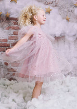 DOLLY® STARS & MOON ⭐️ 🌙 TULLE PRINCESS DRESS DUSTY VIOLET - Princess and the Pea