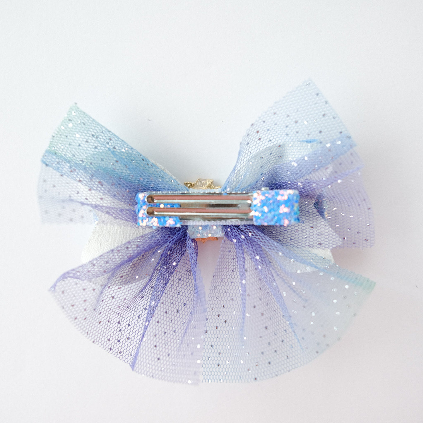 Elsa Enchanted Sparkle Bow Hair Clip - Princess and the Pea