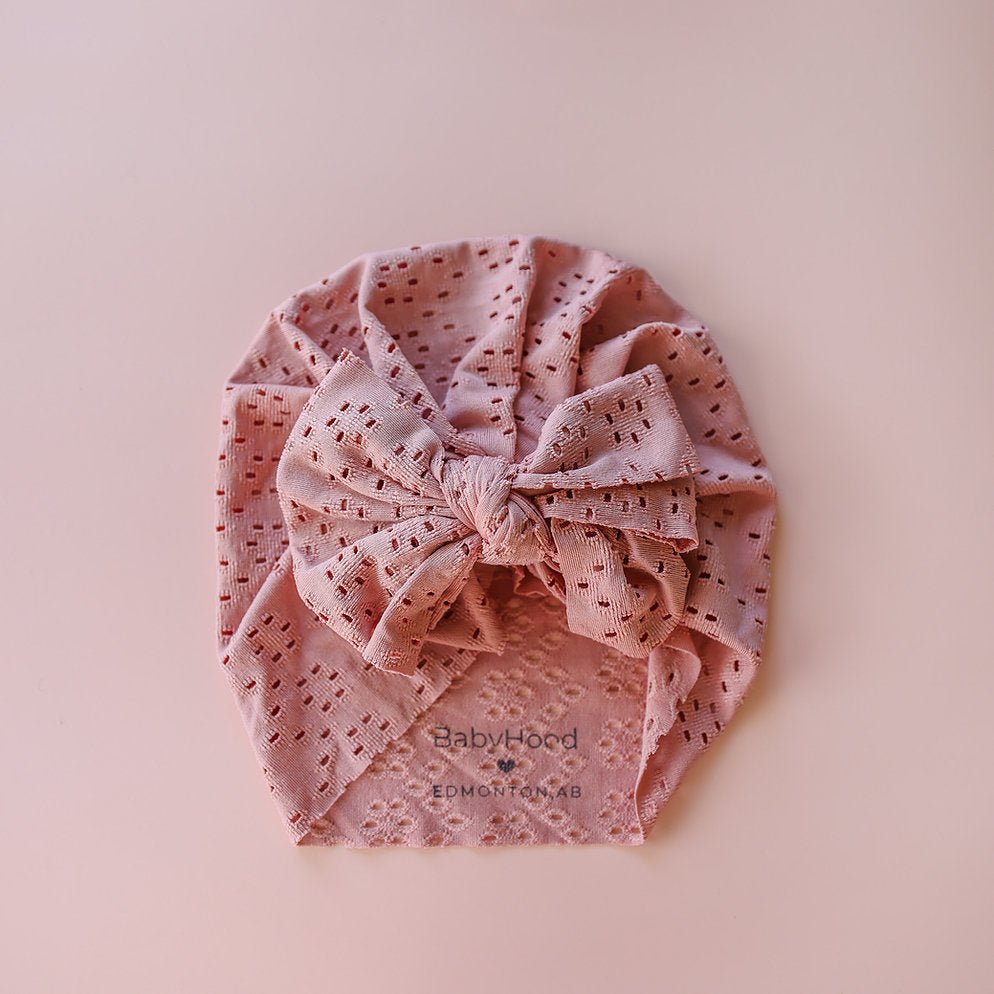 Eyelet Baby Turban - Princess and the Pea