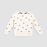 Fox Print on Crème Sweatshirt - Princess and the Pea