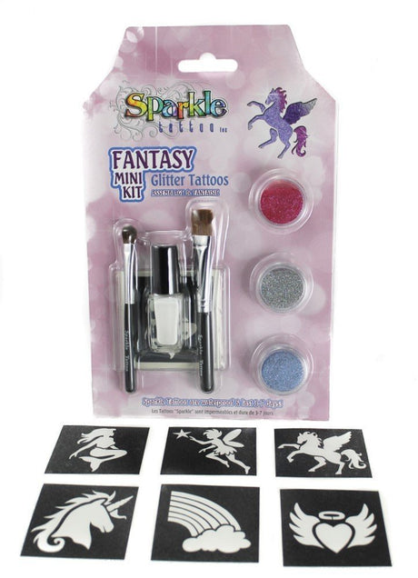 Glitter Tattoo Fantasy Mini Kit - Princess and the Pea