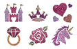 Glitter Tattoo Princess Mini Kit - Princess and the Pea